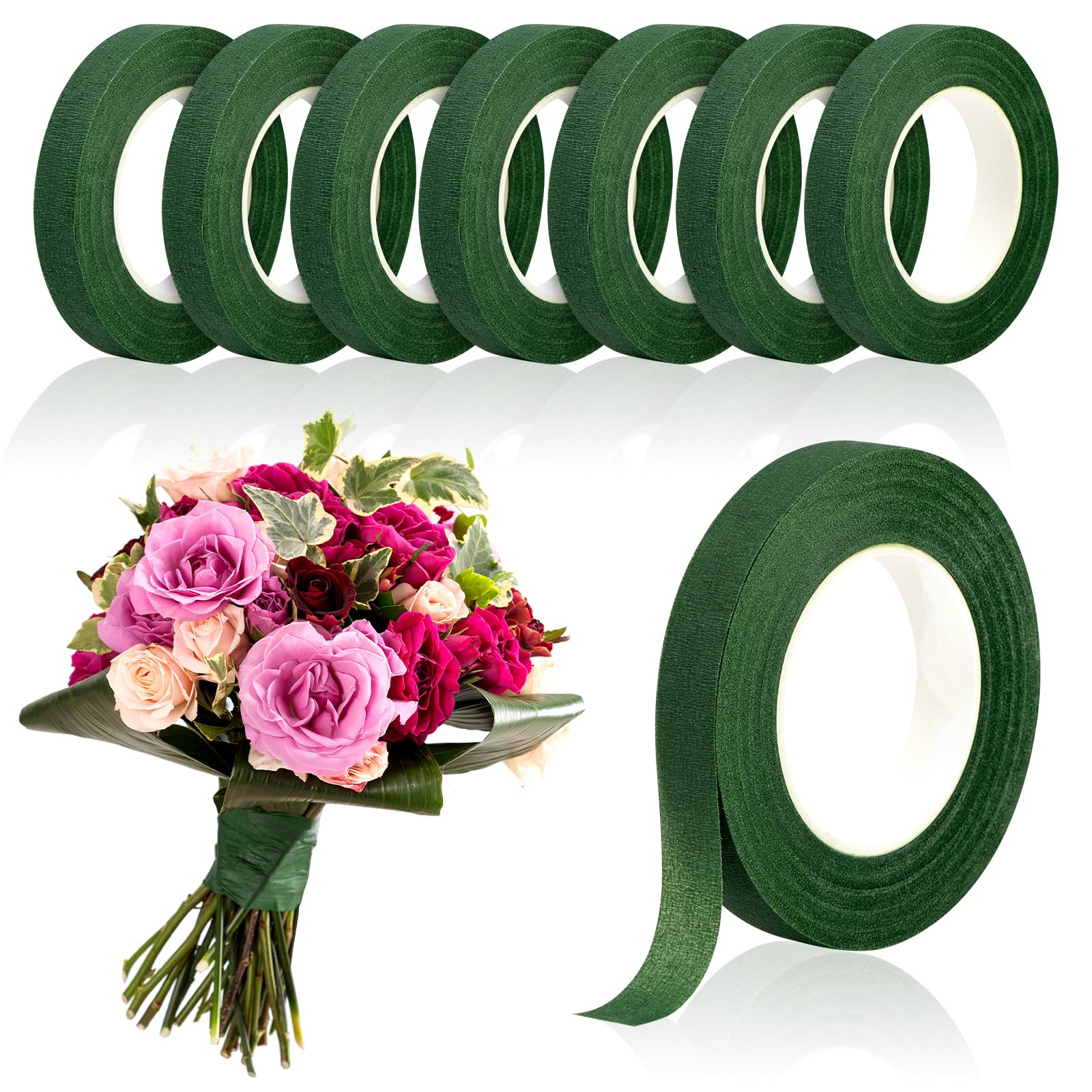 Florist Supply Paper - Fita Floral Verde de 20 Jardas,