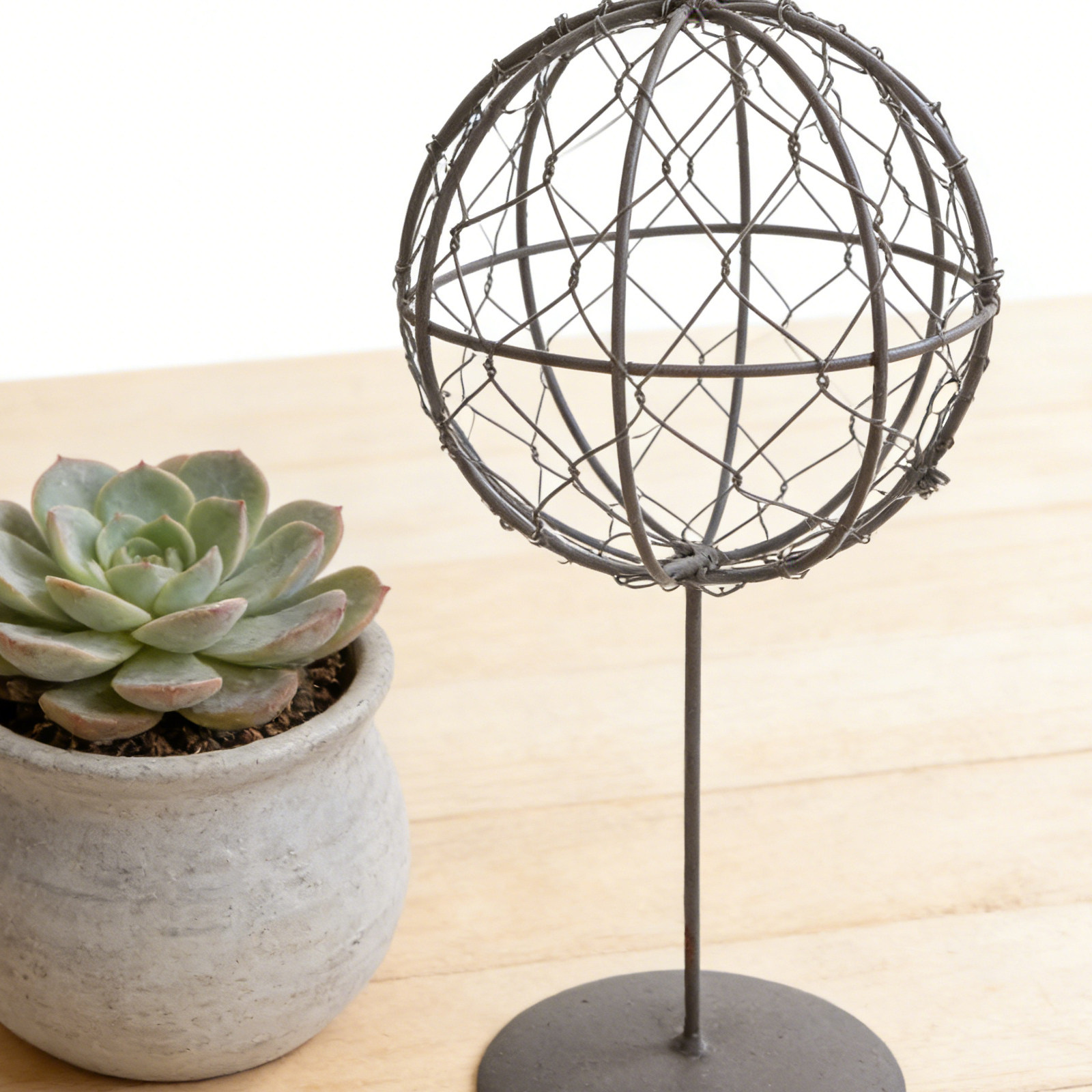 Wreath Form Wire - Base de Ferro Redonda de 10