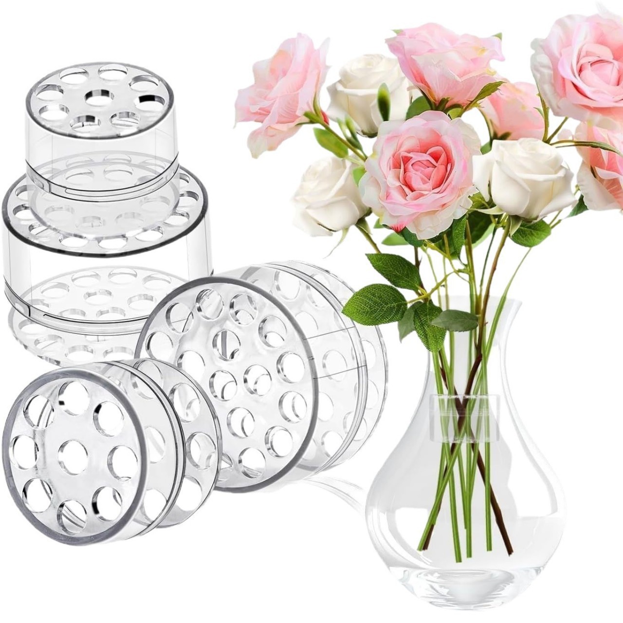 Florist Supp - Suporte Espiral Ikebana para Hastes de