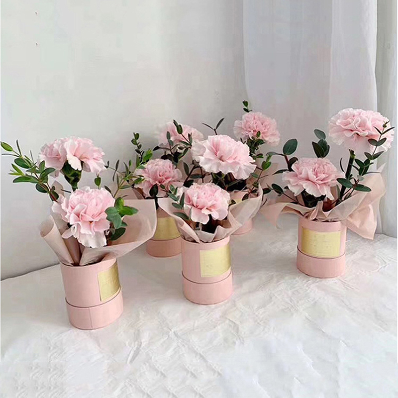 Florist Supply Buckets - Caixa redonda de papel para flores
