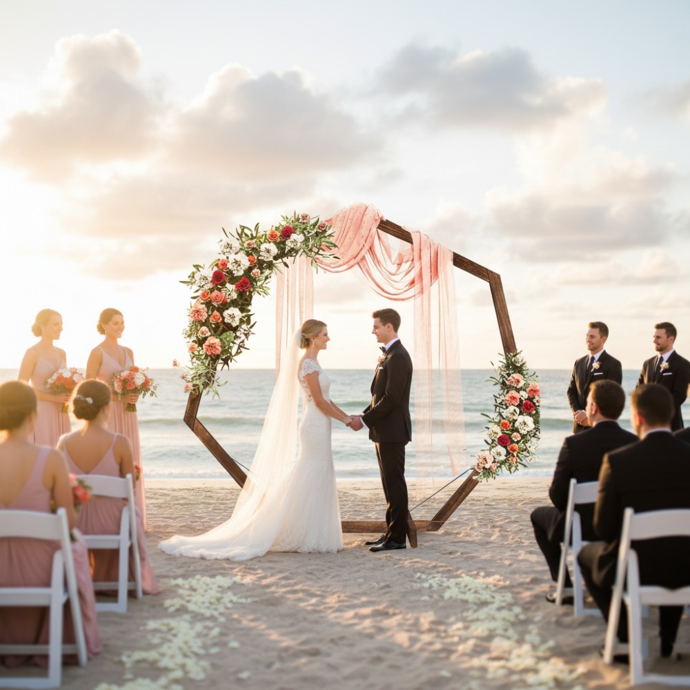 Arco de Casamento de Madeira P - Florist Supp avaliação e preço
