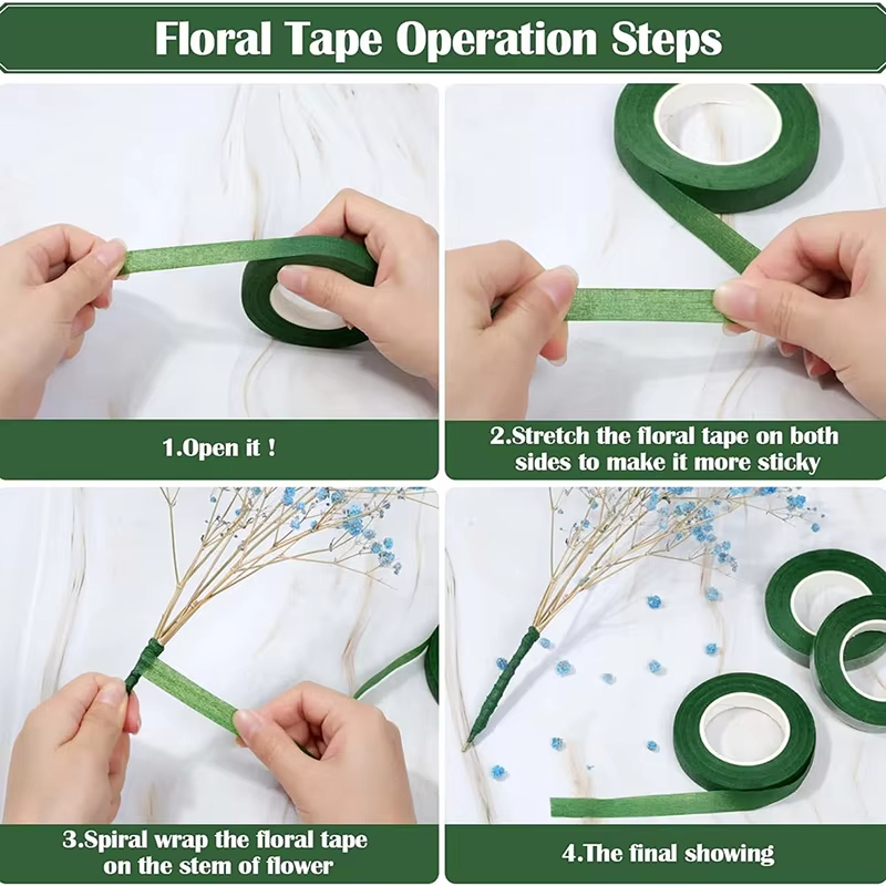 Fita Floral Verde de 20 Jardas - Florist Supply Paper avaliação e preço