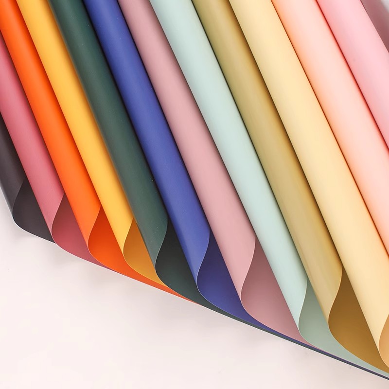 Estilo coreano papel de cor só - Florist Supply Paper avaliação e preço