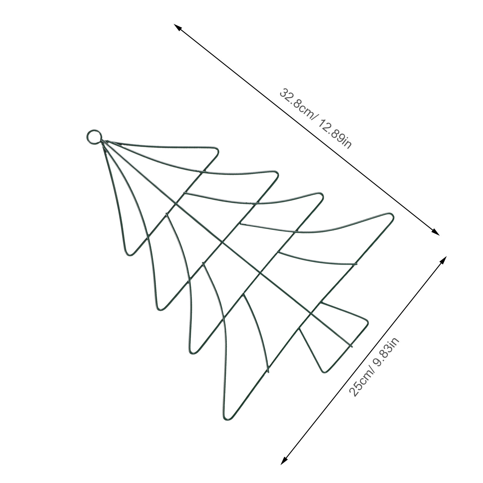 Estrutura de Guirlanda de Ferr - Wreath Form Wire avaliação e preço