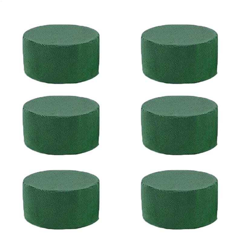 6 pçs redondo floral espuma ti - Anda Florist Supply avaliação e preço
