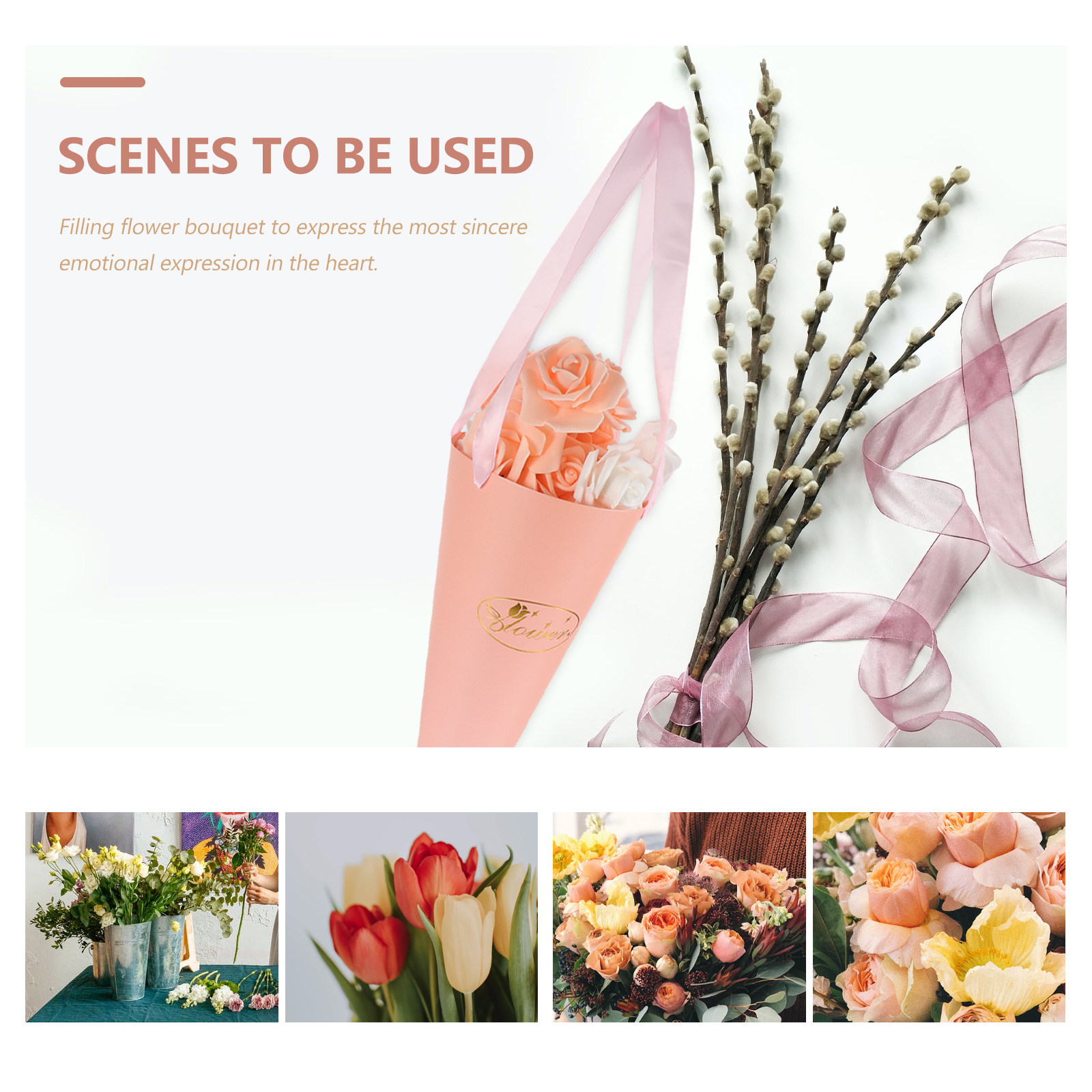 6 Sacolas Elegantes para Buquê - Florist Supply Buckets avaliação e preço